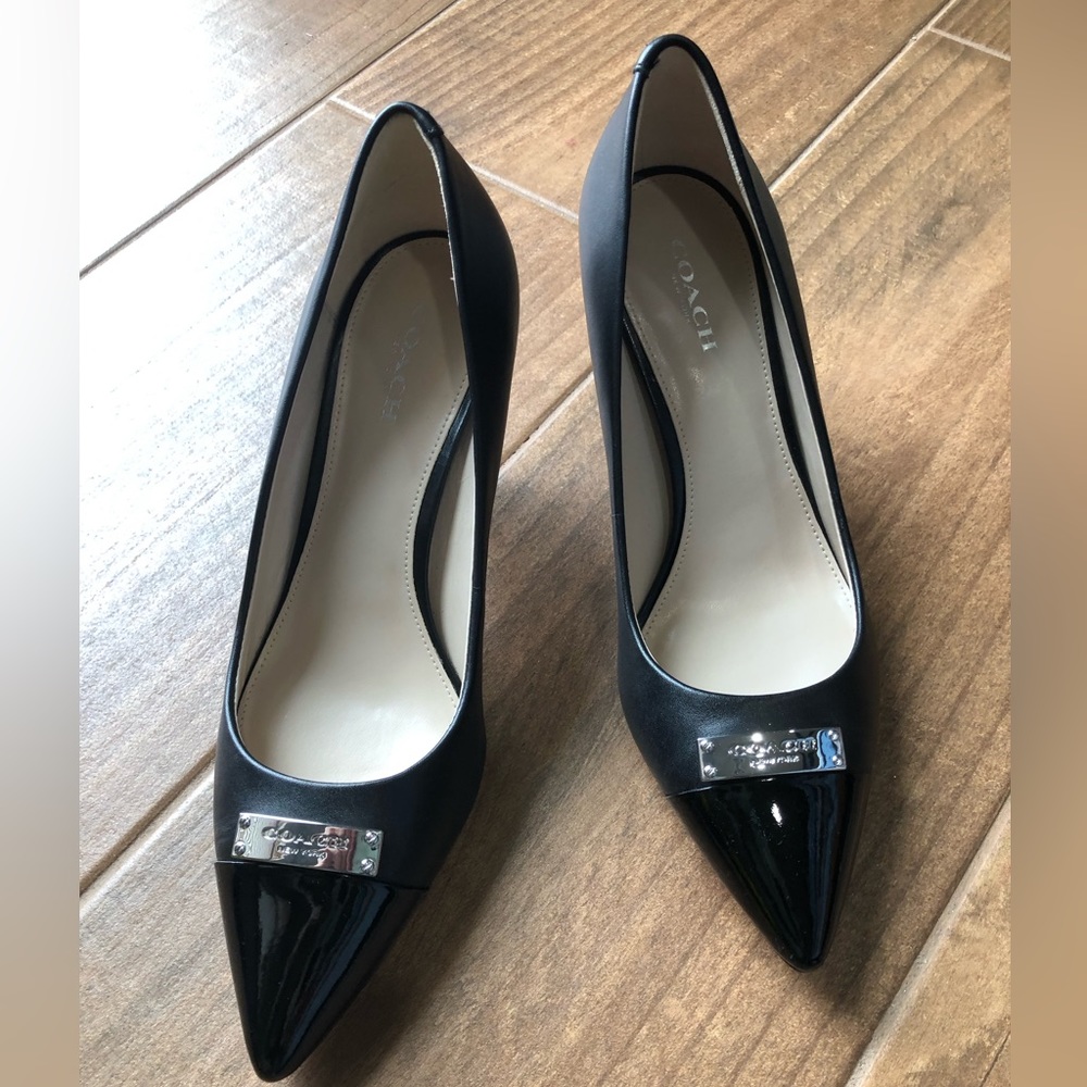Black coach shoes